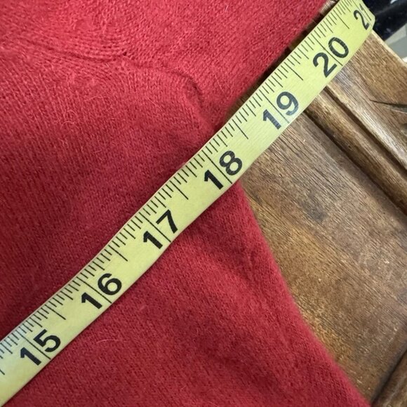 Sarah Spencer,Woman,Sweater Cashmere Red+Skirt Black Rayon Set,Sz S,Long Sleeve! - Picture 11 of 13